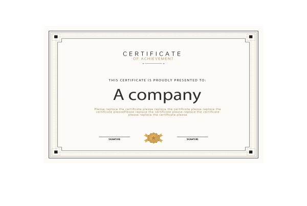 ISO1**01认证证书